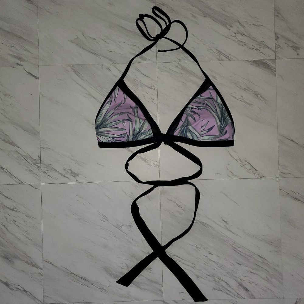 PINK Strappy Bikini Top